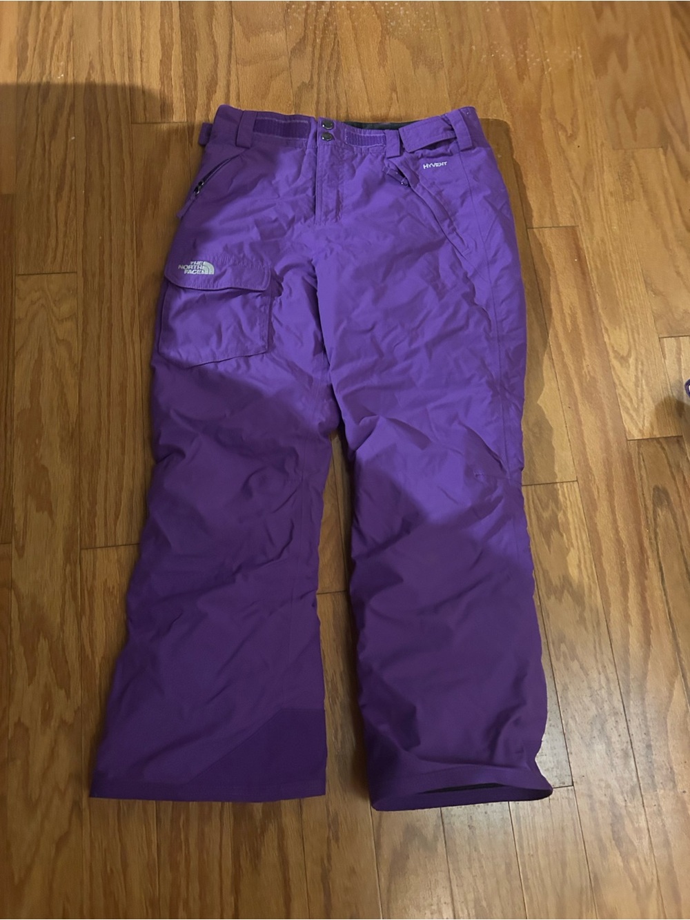 The North Face Purple Girls Hyvent Cargo Snow Pants